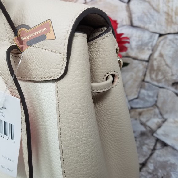 Leila Colorblock Warm Beige Backpack Kate Spade - Picture 13 of 15